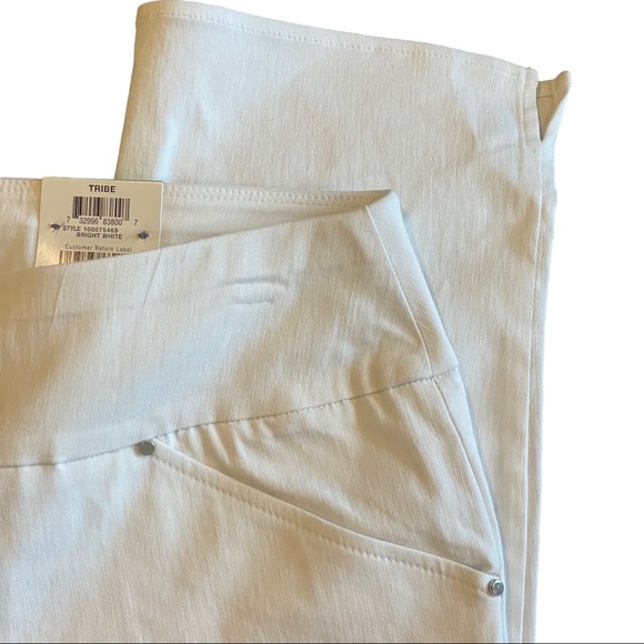 NWT INC International Concepts White Skinny Leg Curvy Mid Rise Crop Pant… - Picture 10 of 16